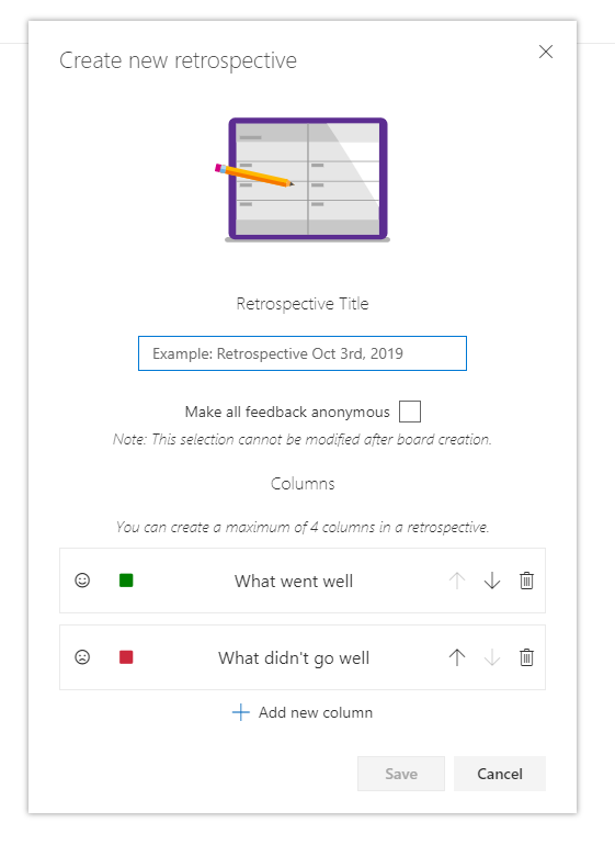 Process Using Retrospective Extension In Azure Devops